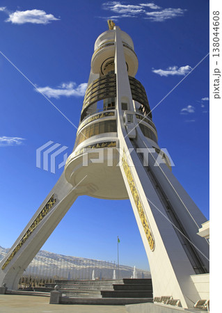 Monument Neutrality Arch. Ashkhabad. Turkmenistan. 138044608