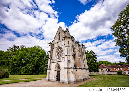 ruins of Chaalis abbey, Chaalis, France 138044805