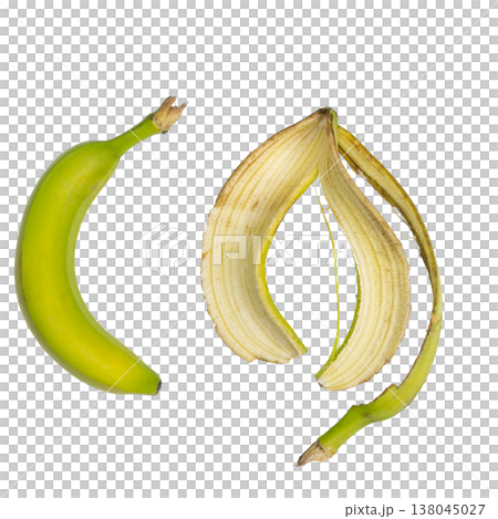 a banana and a peel 138045027