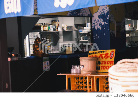 [新世界]大阪の下町の風景 138046666