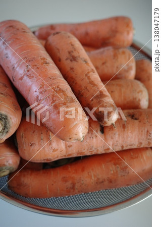 very fresh organic carrots bunch very fresh organic carrots bunch 138047179