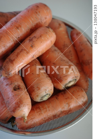 very fresh organic carrots bunch very fresh organic carrots bunch 138047193