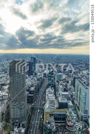 the city of tokyo at autumn time 138049518