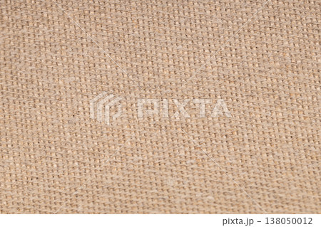 Natural Burlap Fabric Texture Woven Background Natural Burlap Fabric Texture Woven Background 138050012