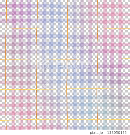 Gold Line Pink Purple Gradient Plaid Gingham Madras Check Hand Drawn Background Pattern Overlay Gold Line Pink Purple Gradient Plaid Gingham Madras Check Hand Drawn Background Pattern Overlay 138050153