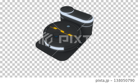 ロボット掃除機の3Dイラスト   138050790