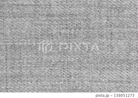 Detailed view of heather gray tweed fabric Detailed view of heather gray tweed fabric 138051273