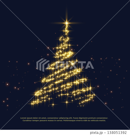 shiny sparkles creative christmas tree design shiny sparkles creative christmas tree design 138051392