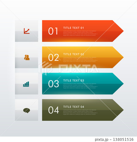 business infographic template with four options business infographic template with four options 138051516