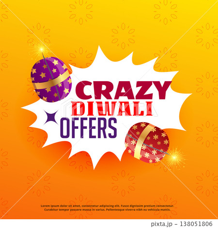 diwali sale and offers poster design with festival crackers diwali sale and offers poster design with festival crackers 138051806