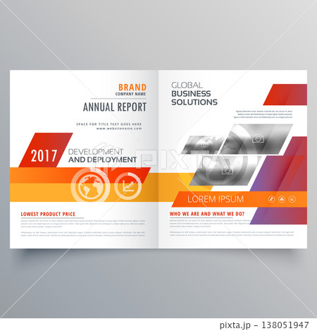 business bi fold brochure or magazine cover page design vector template business bi fold brochure or magazine cover page design vector template 138051947