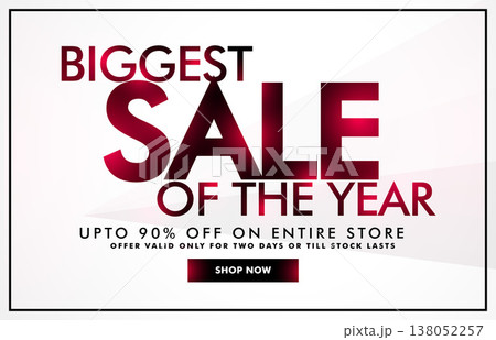 sale banner poster vector design template 138052257
