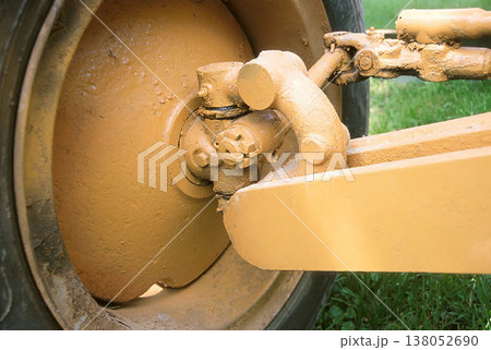 Industrial Bolt and Nut Assembly on a background 138052690
