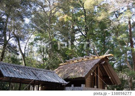 森林に建つ合掌造りの家 森林に建つ合掌造りの家 138056277