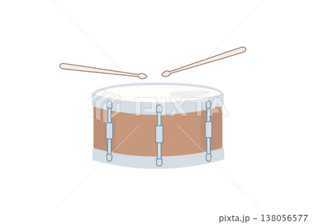 シンプルなスネアドラムのアイコン 138056577