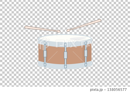 シンプルなスネアドラムのアイコン 138056577