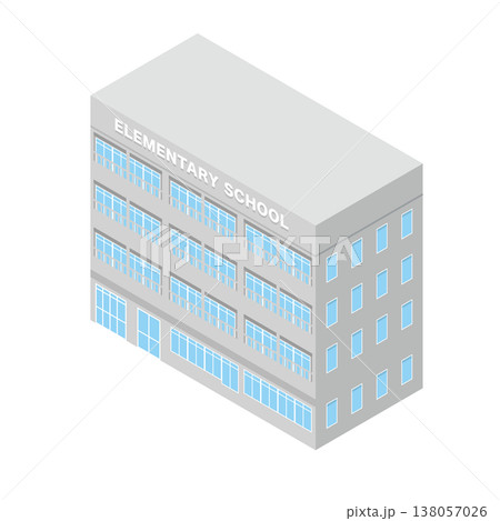 市役所の建物イラスト 138057026