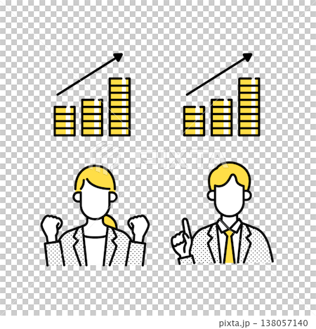 収入アップのイメージ 138057140