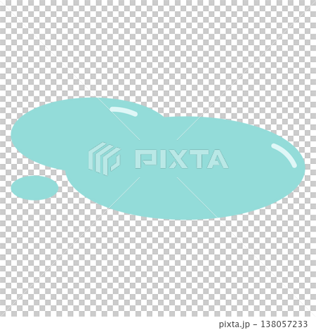 Simple puddle illustration for the rainy season | puddle, rain, rainy season, reflection Simple puddle illustration for the rainy season | puddle, rain, rainy season, reflection 138057233