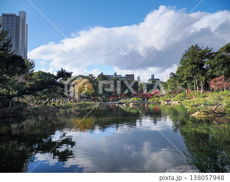 広島市・縮景園の風景 138057948