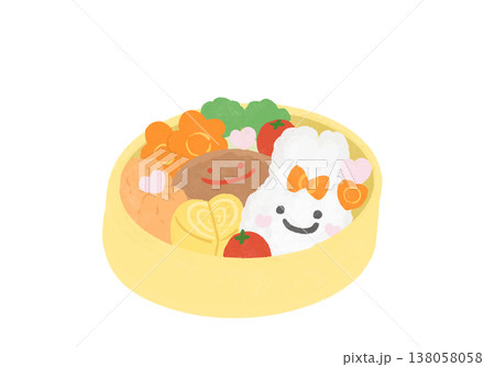 美味しそうなうさぎ弁当 138058058