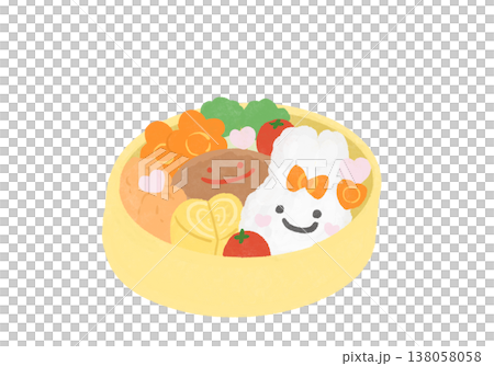 美味しそうなうさぎ弁当 138058058
