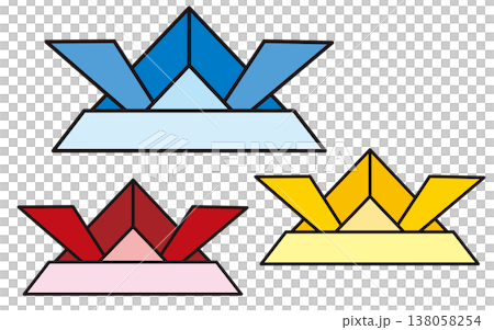 Origami helmet illustration for Children's Day (Tango no Sekku) Origami helmet illustration for Children's Day (Tango no Sekku) 138058254