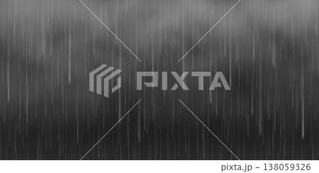 Monochrome Rainfall Illustration with Vertical Lines Monochrome Rainfall Illustration with Vertical Lines 138059326