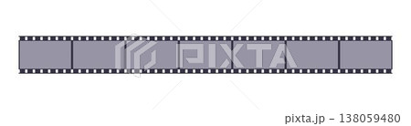 Illustration of a Blank Film Strip 138059480