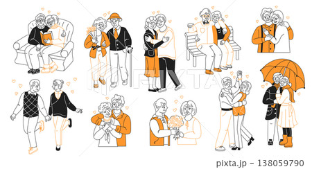 Couples Sharing Moments of Love and Happiness 138059790