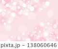 ピンクのキラキラ背景 138060646