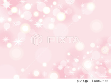 ピンクのキラキラ背景 138060646