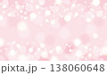 ピンクのキラキラ背景　16:9 138060648