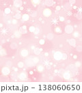 ピンクのキラキラ背景　スクエア 138060650