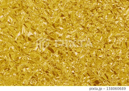 Gold foil leaf shiny texture, abstract yellow wrapping paper for background and design art work. Gold foil leaf shiny texture, abstract yellow wrapping paper for background and design art work. 138060689