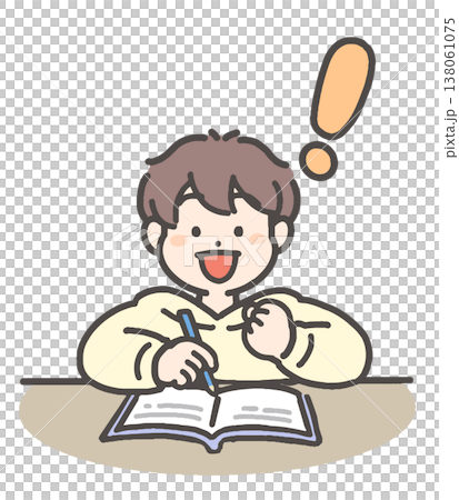 答えがわかった男の子 138061075