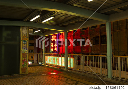 旺角　女人街の夜景 138061192