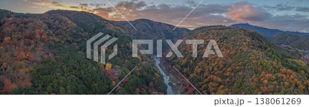 NOV 28 2025 Scenic River Gorge of Rankyo in Kyoto NOV 28 2025 Scenic River Gorge of Rankyo in Kyoto 138061269