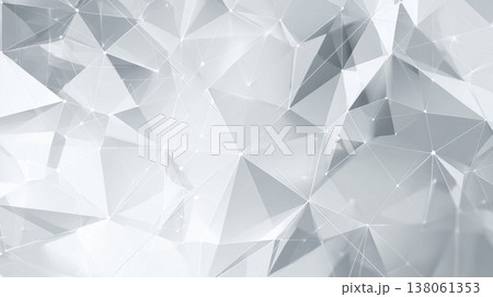 3Dポリゴンとワイヤーフレームの幾何学的な背景素材 3Dポリゴンとワイヤーフレームの幾何学的な背景素材 138061353