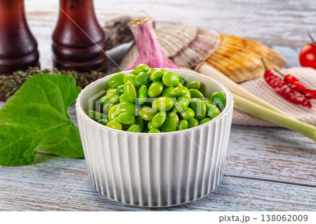 Edamame beans in the bowl Edamame beans in the bowl 138062009