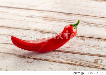 Raw fresh red paprika pepper Raw fresh red paprika pepper 138062163