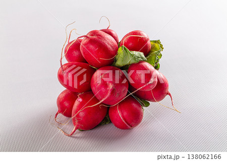 Ripe raw red radish heap Ripe raw red radish heap 138062166