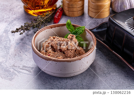 Duck liver spread pate for snack Duck liver spread pate for snack 138062216