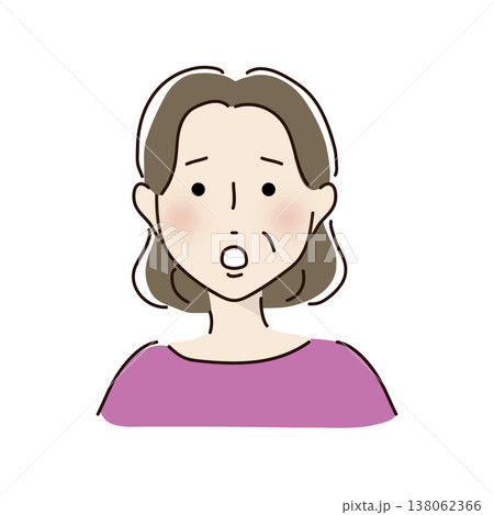 驚く品のある女性 驚く品のある女性 138062366