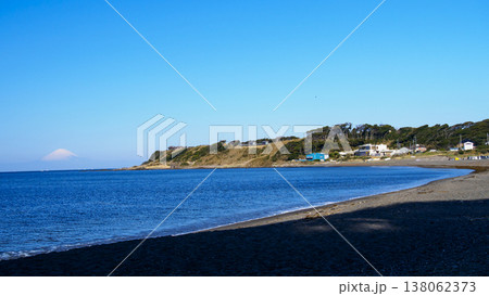 三浦半島の和田長浜の冬 三浦半島の和田長浜の冬 138062373