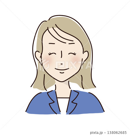 微笑むスーツを着た女性 微笑むスーツを着た女性 138062685