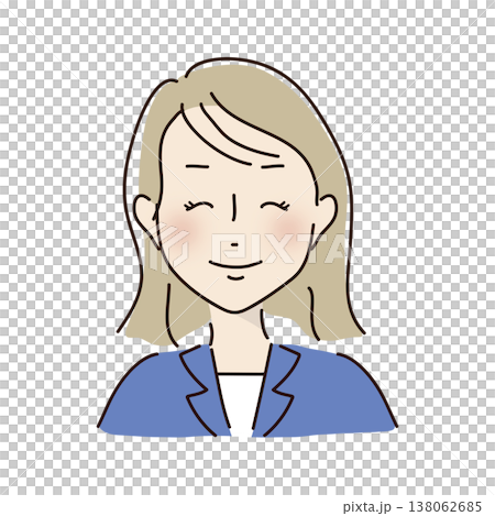微笑むスーツを着た女性 微笑むスーツを着た女性 138062685
