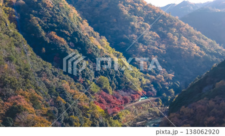 NOV 28 2025 Autumn Landscape at Hozukyo Gorge in Kyoto NOV 28 2025 Autumn Landscape at Hozukyo Gorge in Kyoto 138062920