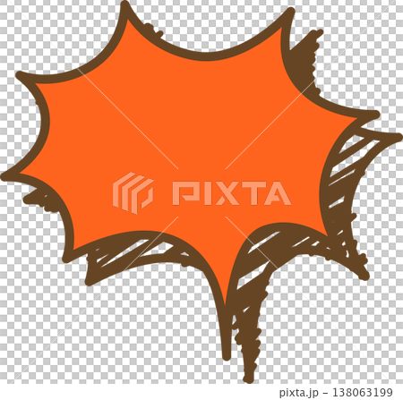 A single icon of a graffiti-style speech bubble - spiky A single icon of a graffiti-style speech bubble - spiky 138063199