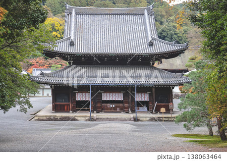 Sennyu ji Temple Traditional Wooden Door in Kyoto Nov 28 2025 138063464